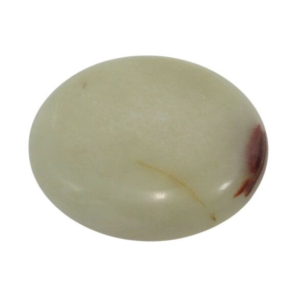 ASHTRAY Carved ONYX Round Stone with Natural Veins and Smooth Finish Vintage - Picture 3 of 8